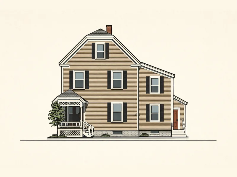 Drawing of 114 Sylvan Street. No photo available.