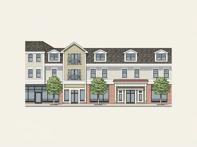 Drawing of 12 Pond Street. No photo available.