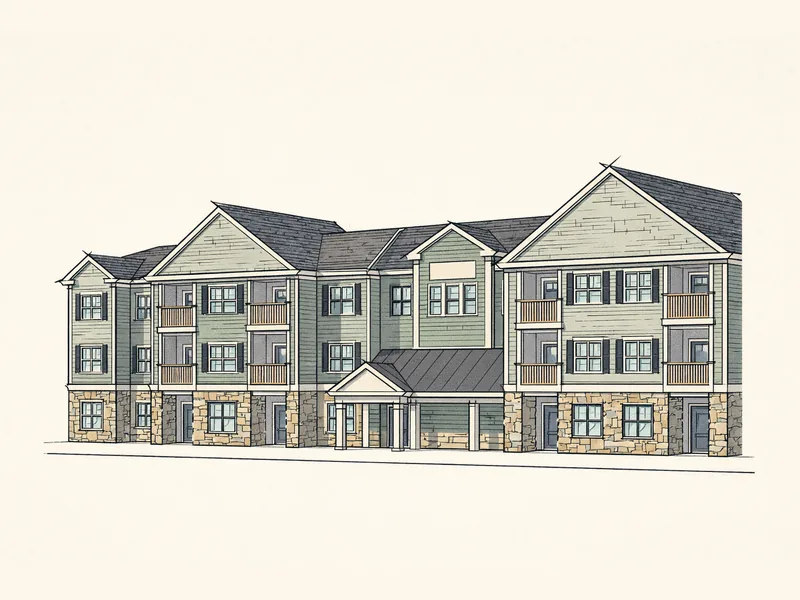Drawing of 149 Main St Apartments. No photo available.