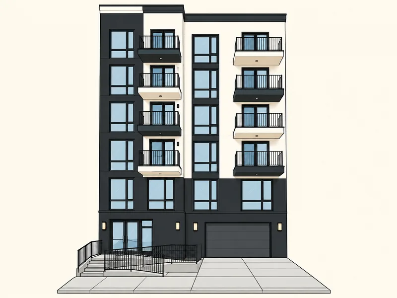 Drawing of 1529 Brooklyn Avenue Apartments