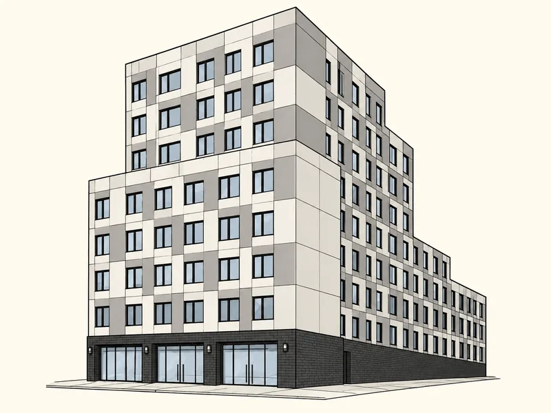 Drawing of 18-25 Cornaga Apartments