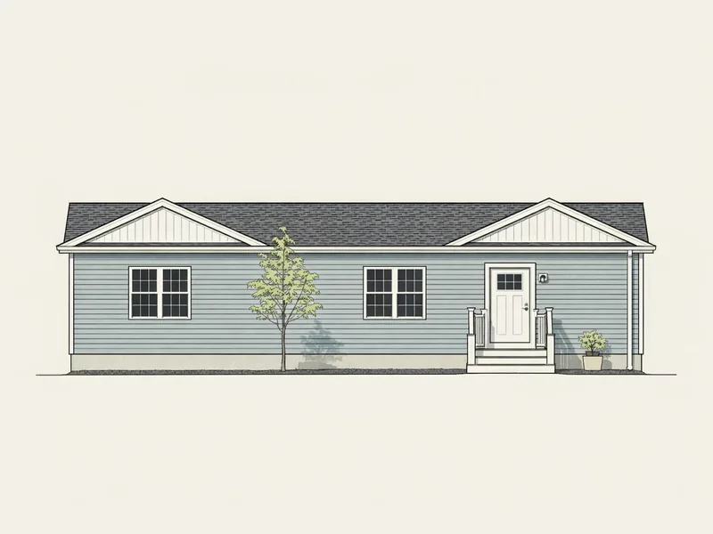 Drawing of 415 Sewall Street. No photo available.