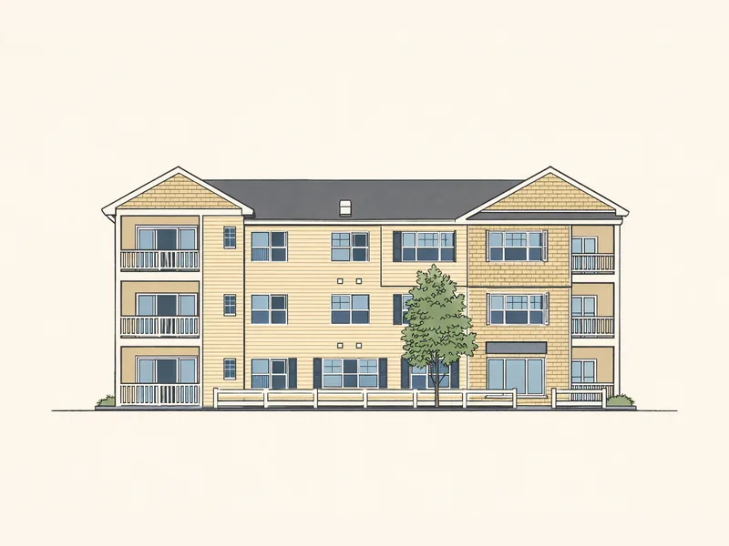 Drawing of Abbott Landing. No photo available.