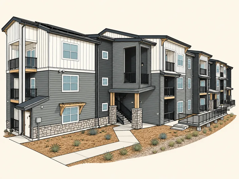 Drawing of Alexander Valley Apartments