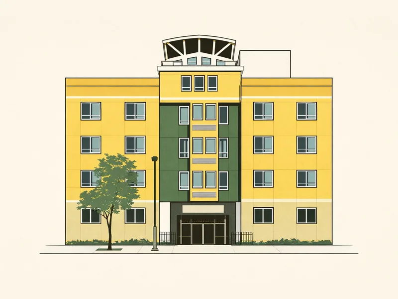 Drawing of Arirang Senior Housing. No photo available.
