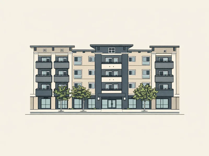 Drawing of Arminta Square. No photo available.