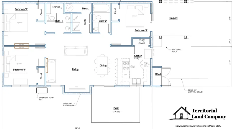 Photo 6 of 6 of Arroyo Crossing Twinhomes - Phase 2 (Afford Moab)