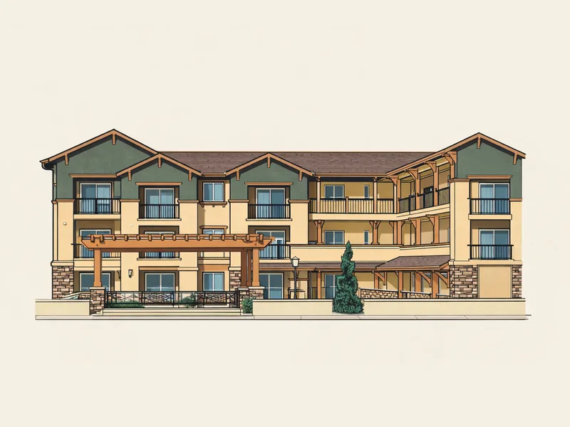 Drawing of Broadway Villas - Accessible Units. No photo available.