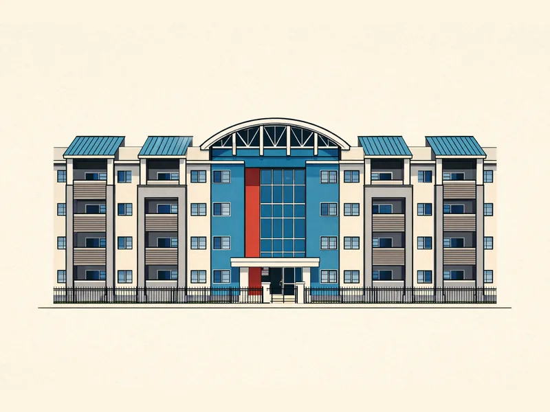 Drawing of Buckingham Place Senior Housing. No photo available.