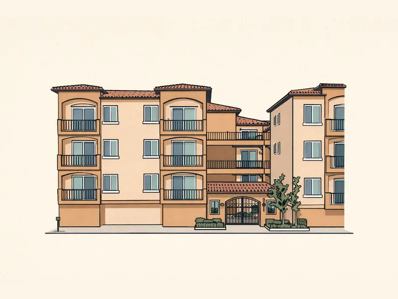 Drawing of Cantabria Senior Apartments - Accessible Units. No photo available.