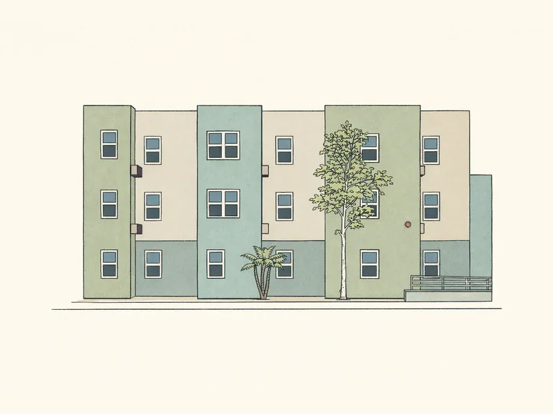 Drawing of Castlewood Terrace. No photo available.