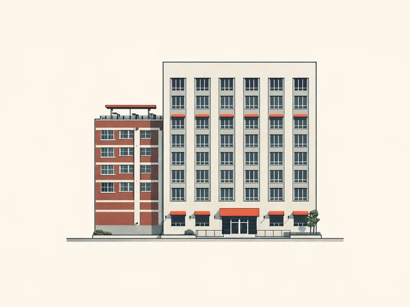 Drawing of Chinatown Metro Apartments. No photo available.