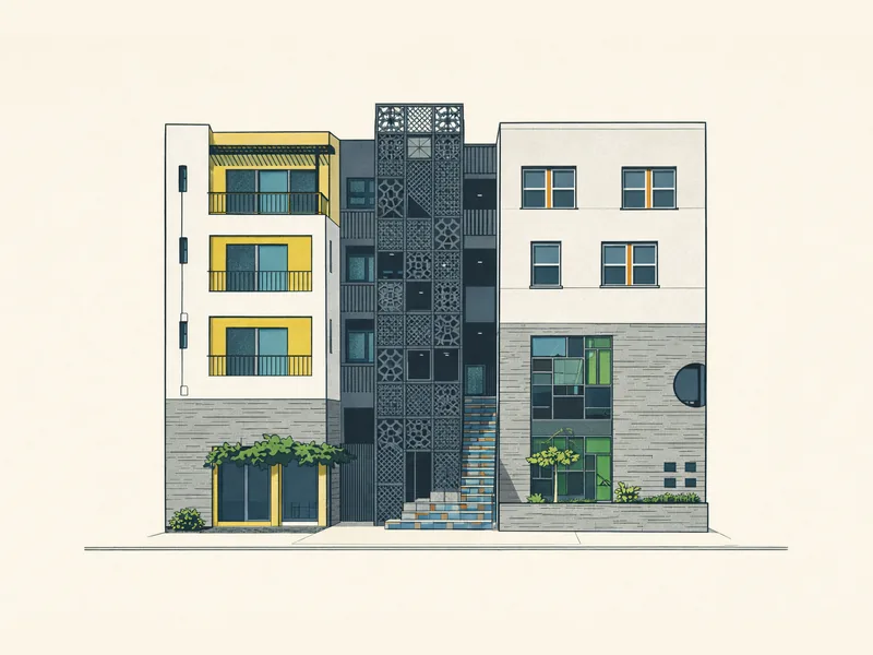 Drawing of Crenshaw Gardens. No photo available.
