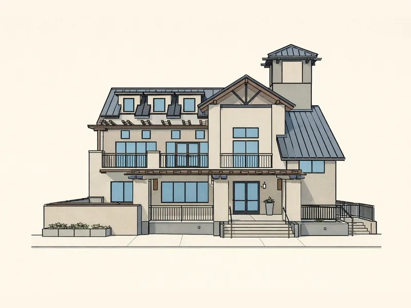 Drawing of Crystal Springs Terrace. No photo available.
