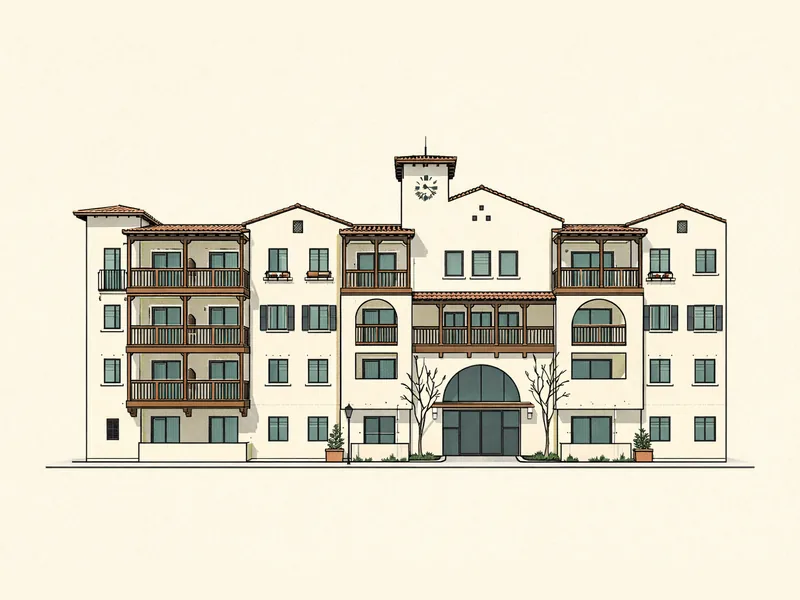 Drawing of Del Rey Square. No photo available.