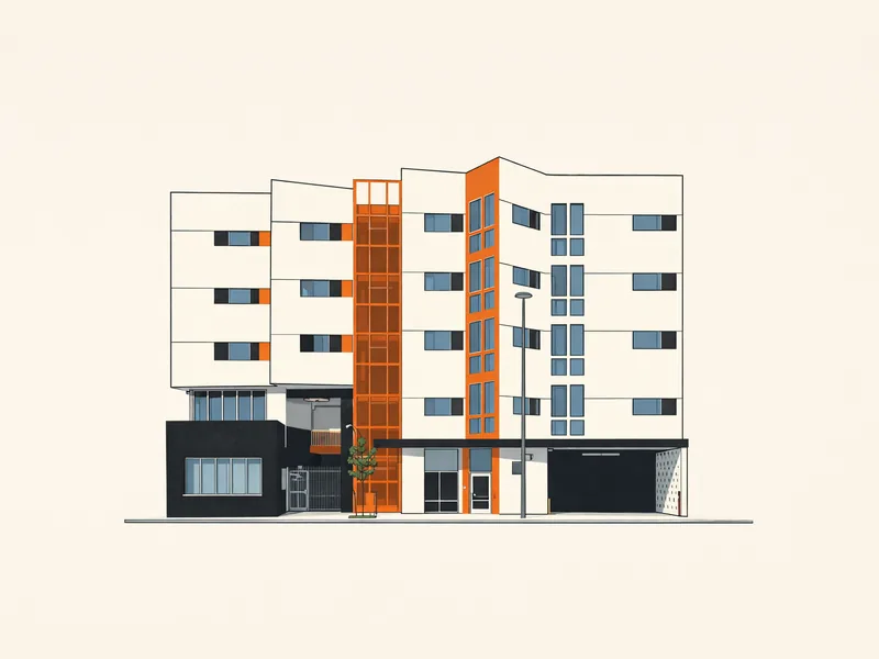 Drawing of Depot at Hyde Park. No photo available.