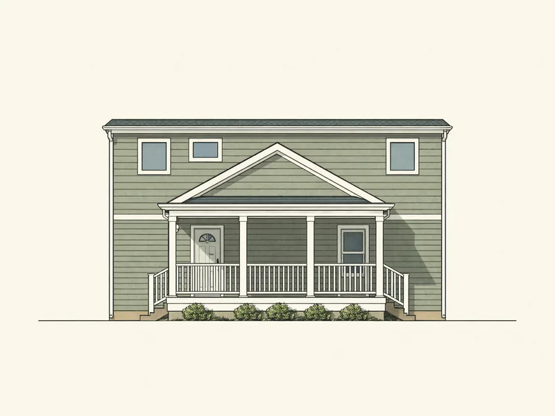 Drawing of Dewey Avenue (Habitat for Humanity). No photo available.