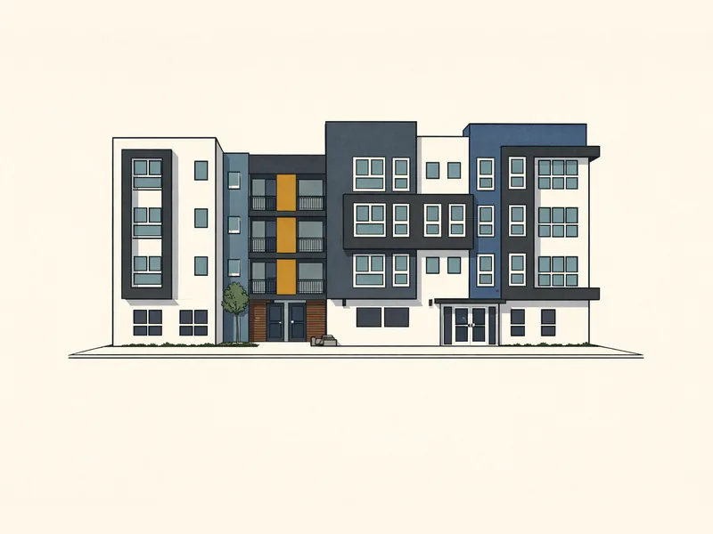 Drawing of El Segundo Blvd. Apartments. No photo available.