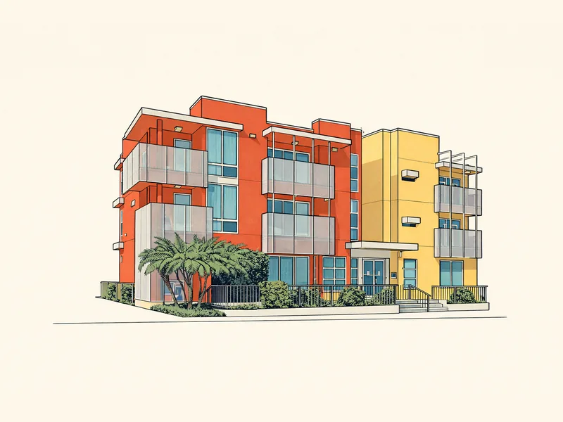 Drawing of Fiesta House. No photo available.