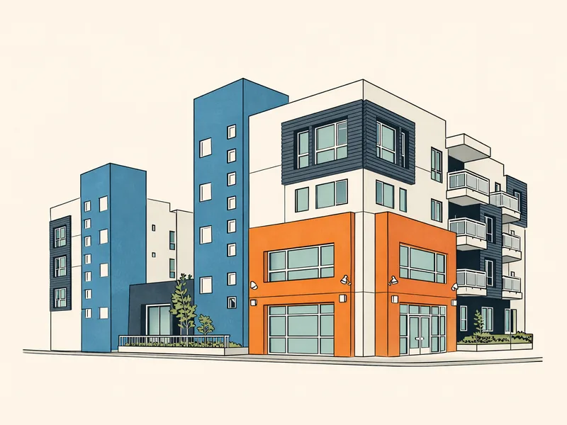 Drawing of Figueroa Senior Apartments. No photo available.