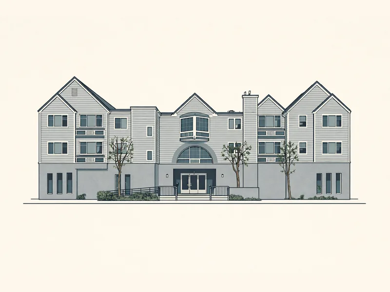 Drawing of George McDonald Court. No photo available.