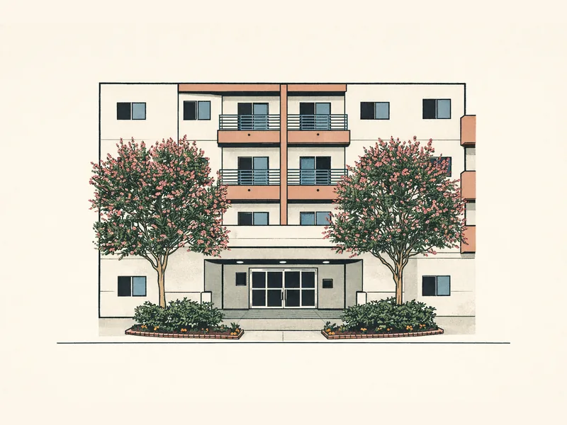 Drawing of Golden Years Senior Apartments. No photo available.