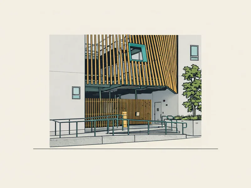 Drawing of Gramercy Place Apartments - Accessible Units. No photo available.