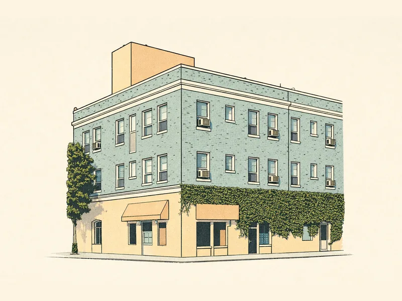 Drawing of Irolo Senior Apartments. No photo available.
