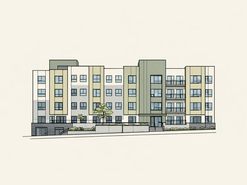 Drawing of Lucena on Court - Accessible Units. No photo available.