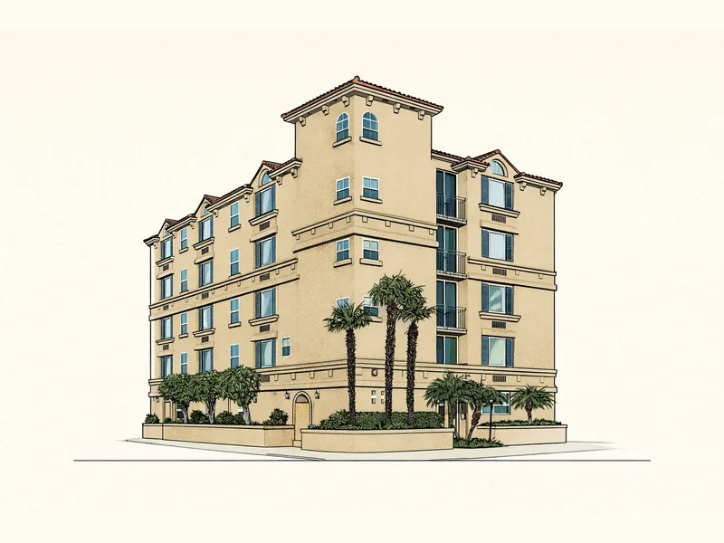 Drawing of Miracle Mile - Accessible Units. No photo available.