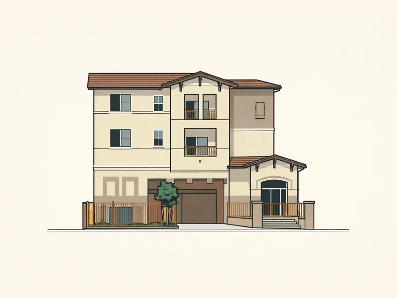 Drawing of Montecito Terrace. No photo available.