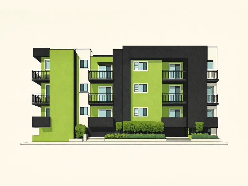 Drawing of Noble Senior Housing. No photo available.