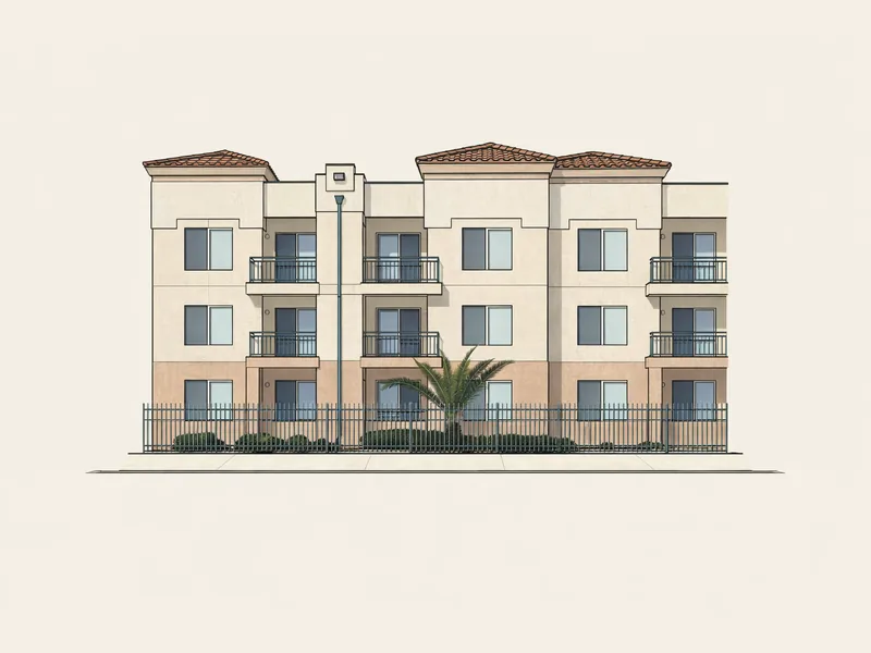 Drawing of Normandie Senior Apartments - Accessible Units. No photo available.