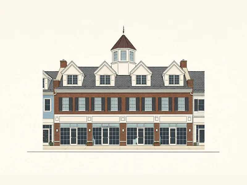 Drawing of Old Colony Square. No photo available.