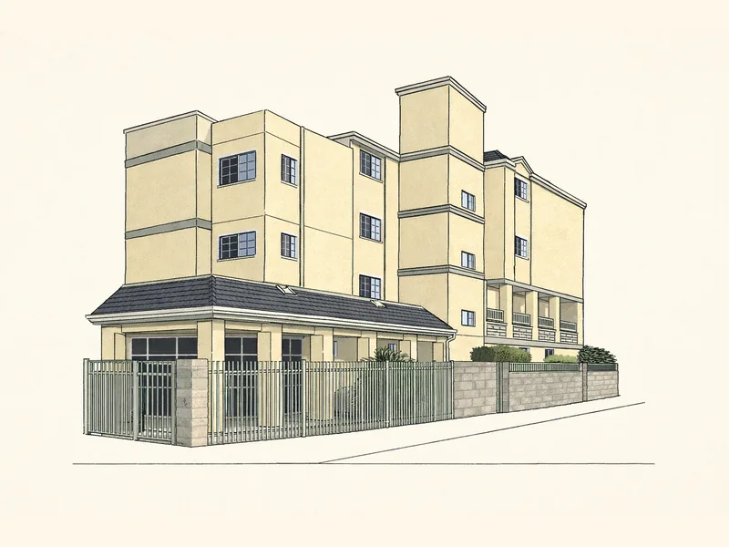 Drawing of Paradise Arms - Accessible Units. No photo available.