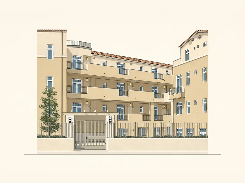 Drawing of Paul Williams Apartments - Accessible Units. No photo available.