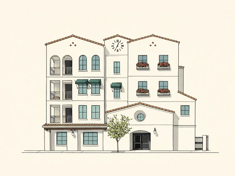 Drawing of Reseda Theater Senior Housing. No photo available.