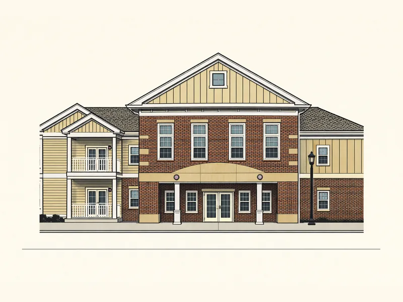 Drawing of Residences at Simonds Park. No photo available.