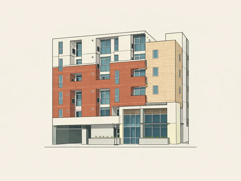 Drawing of Rosewood Gardens Senior Apartments. No photo available.