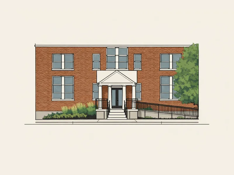 Drawing of Schoolhouse Commons. No photo available.
