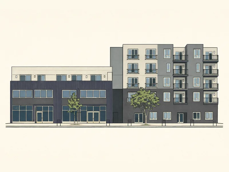 Drawing of Serenity Senior Apartments. No photo available.