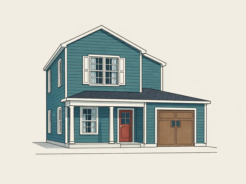 Drawing of Stonewald Court (Habitat for Humanity). No photo available.