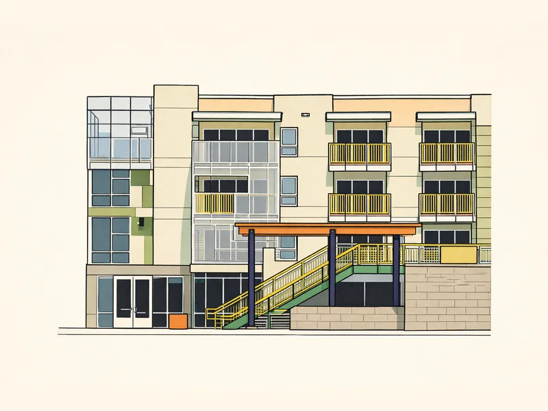 Drawing of Stovall Villas - Accessible Units. No photo available.