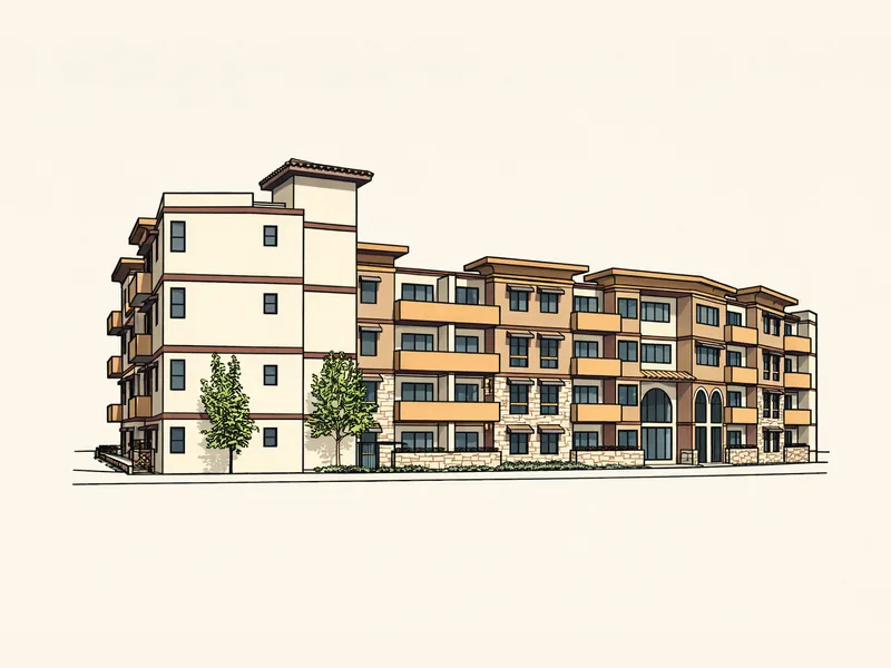 Drawing of Sun Valley Senior Veterans Apartments. No photo available.