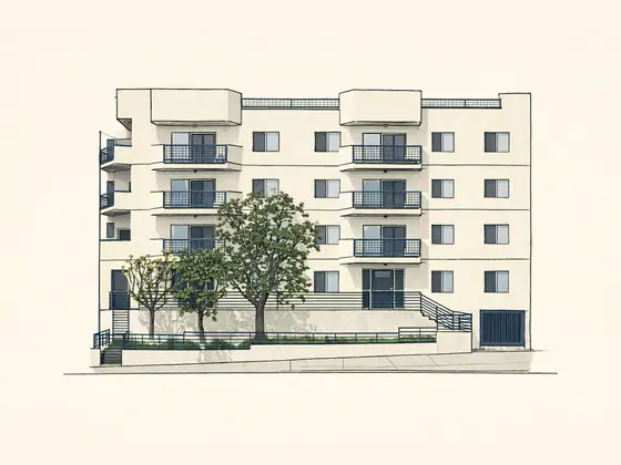 Drawing of Wadsworth Apartments - Accessible Units. No photo available.