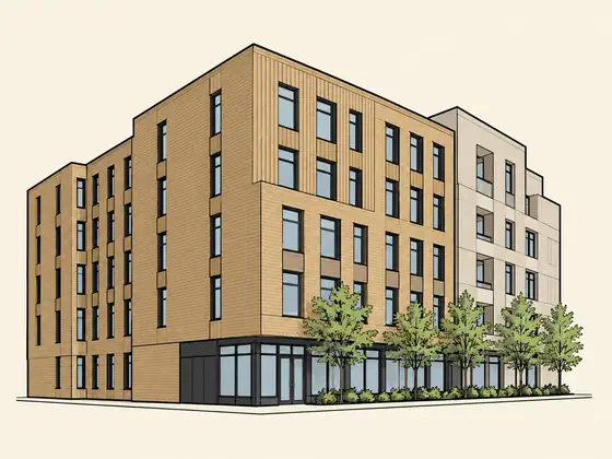 Drawing of 3371 Washington Street