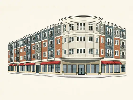 Drawing of Maple Square. No photo available.