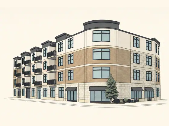 Drawing of Natick Corner. No photo available.