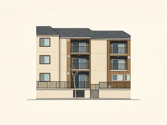 Drawing of Roberta Stephens Villa 2. No photo available.