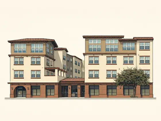 Drawing of Helios Corner. No photo available.
